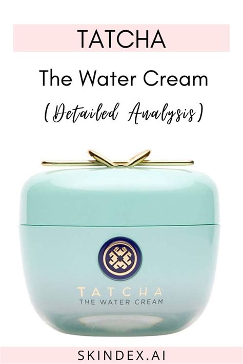 Detailed review of tatcha water cream. Review of Tatcha The Water Cream | Sensitive skin care ...