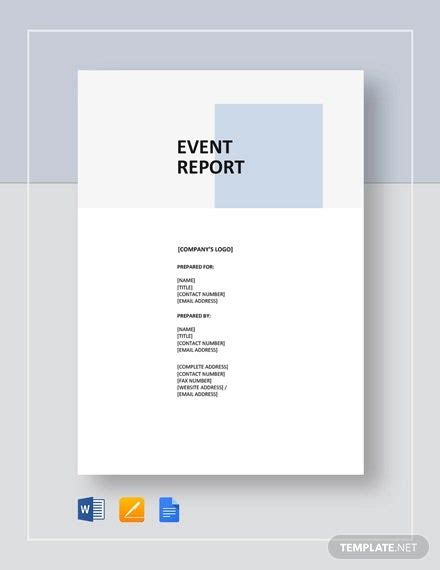 19 Event Report Templates Word Pdf Docs Pages