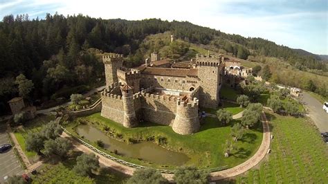 Napa Valley Castle Castello Di Amorosa Aerial Video Hd Youtube