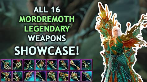 Guild Wars 2 All 16 Legendary Mordremoth Weapon Skins Showcase