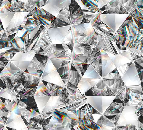 Crushed Diamonds Seamless Background Texture Luxurious Shiny Etsy Uk
