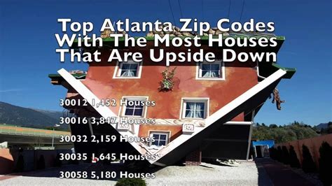 Top Atlanta Zips Code With The Most Houses Upside Down YouTube