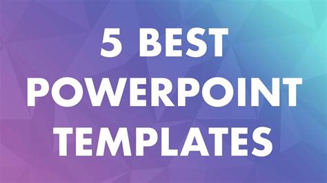 Best Powerpoint Templates 5 Best Powerpoint Presentation Themes Youtube