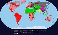 Detailed Map Of The World’s Religions - Vivid Maps