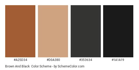Brown And Black Color Scheme Beige