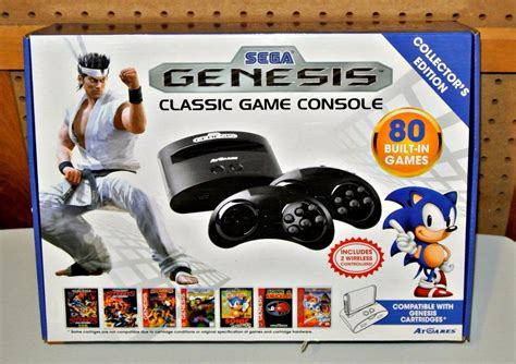 Sega Genesis Classic Console Plug N Play 80 Built In Games Collectors