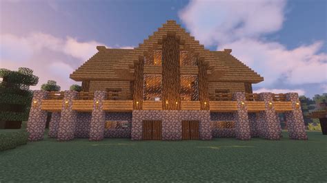 How to build a survival starter house tutorial (#4) in this minecraft build tutorial i show you how to make a survival. How To Build A Big House In Minecraft Survival