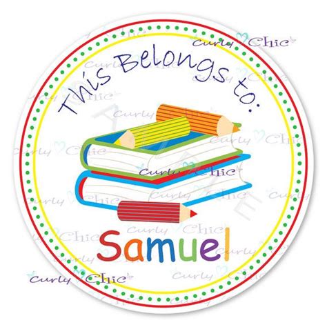 Back To School Stickers Custom Back To School Labels Welcome Etsy