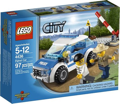 60239 Lego City Police Patrol Car Building Set New Construction