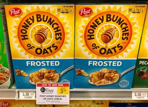 Post Honey Bunches of Oats Frosted Cereal Just $1.19 At Publix