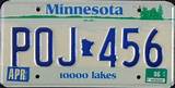 Pictures of Minnesota License Plate Designs