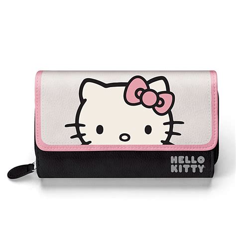 128161001 Hello Kitty Womens Tri Fold Wallet Hello Kitty Hello