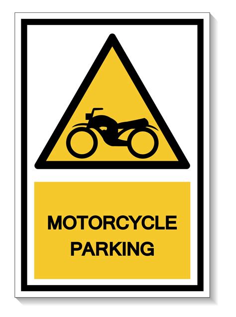 Motorcycle Parking Symbol Sign 2306738 Vector Art At Vecteezy