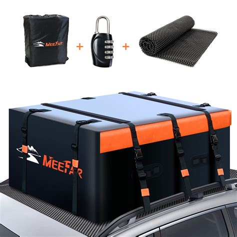 Buy Meefar Rooftop Cargo Carrier Car Roof Bag Cubic Feet Waterproof Car Top Carrier