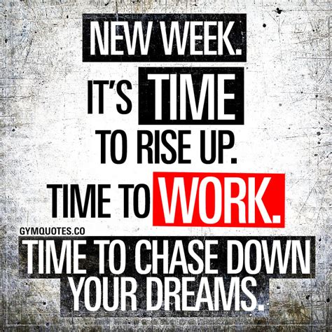 Monday Gym Motivation quote: New week. It's time to rise up.