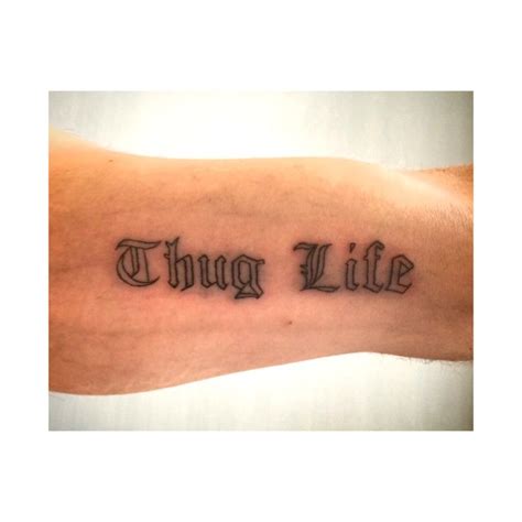 Thug Life Done By Me Thug Life Tattoo Life Tattoos Thug Life