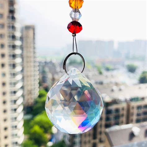 Prism Suncatcher Hanging Window Crystalsrainbow Light Etsy