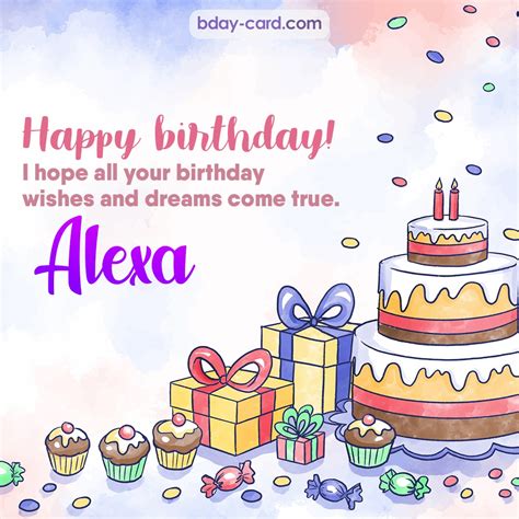 Birthday Images For Alexa Free Happy Bday Pictures And Photos