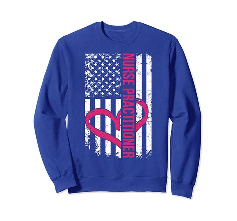 All orders are custom made and most ship worldwide within 24 hours. Nurse Practitioner Flag Gifts For Women Np Nurses Sweatshirt