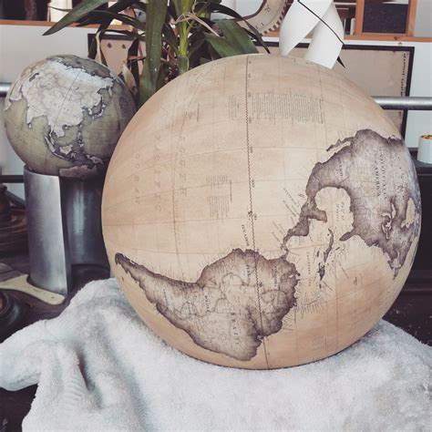 Ochre Desk Globe In Progress Bellerby And Co Globemakers Modern