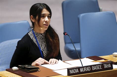 nadia murad isis sex slavery survivor urges action to save captive yazidi women