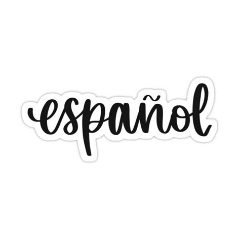 Español Folderbinder Sticker By Rt Lettering