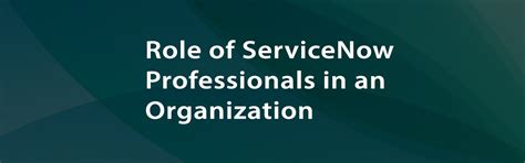 What inspired me to write this article. Role and responsibilities of ServiceNow Professionals ...