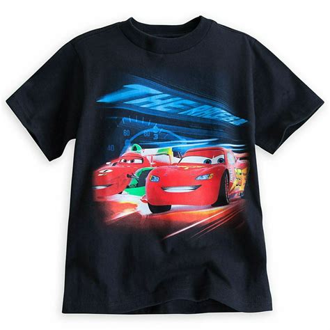 Disney Disney Store Cars Lightning Mcqueen Boy Short Sleeve T Shirt