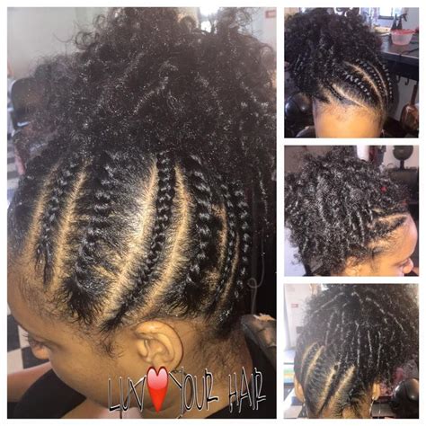 Flat Twist W Cornrows Hair Hair Wrap Cornrows