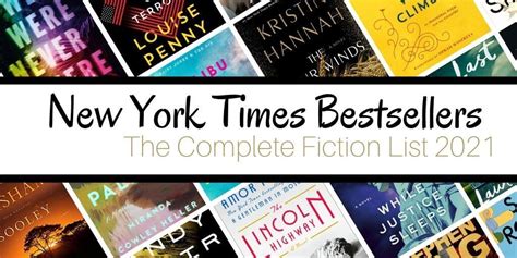 The New York Times Fiction Bestseller List 2021 Booklist Queen