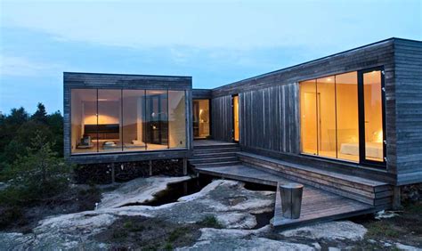 Modern Cabin Norway Bjergøy Residence Gj 9 E Architect