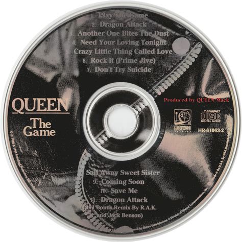 Release The Game By Queen Cover Art Musicbrainz