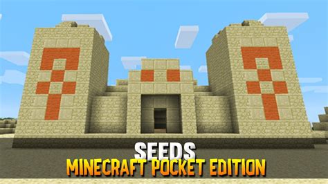 Minecraft Pe Seed Templo No Deserto Com Sela E Diamante Youtube