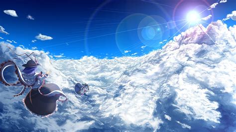 From the classic hello kitty to the newest anime characters, there's something for everyone in this cool section. 22 Anime Cloud Wallpapers - WallpaperBoat