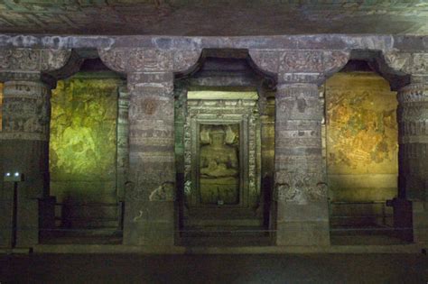 The Ajanta Caves In Maharashtra India Magnificent Buddhist Cave Monuments