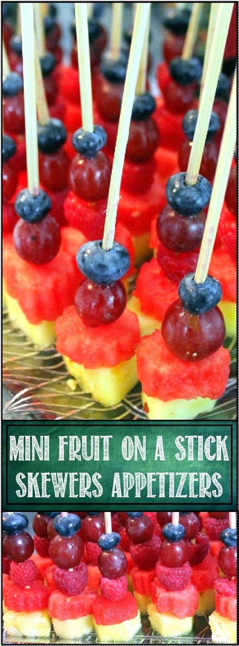 Throw a new year's eve party that's filled with delicious snacks like deviled eggs, cheesy dips, and more. 52 Ways to Cook: Mini Fruit on a stick Skewers Appetizers ...