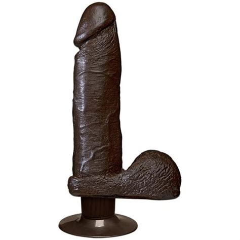 The Realistic Cock Vibrating 8 Black Sex Toys And Adult Novelties