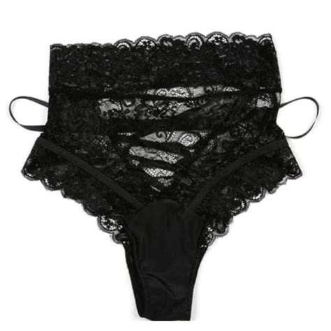 Sexy Panties Women High Waist Lace Thongs And G Strings Girls Etsy