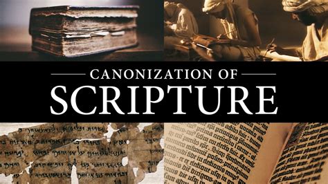 Canonization Of Scripture Isow