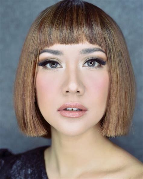 Model Rambut Bob Bunga Citra Lestari Terbaru