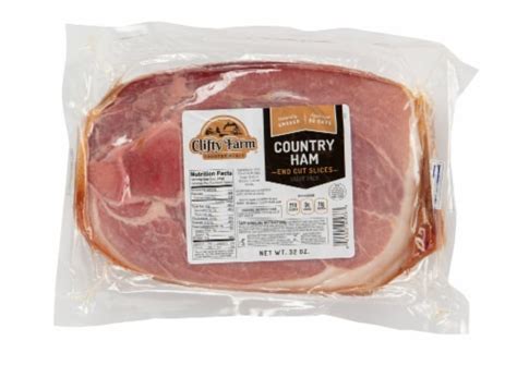 clifty farm country ham end cut slices value pack 32 oz ralphs