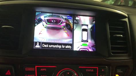 2017 Nissan Pathfinder Platinum Backup Camera With Sonar Presentation