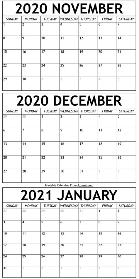 Choose any calendar style listed below for print or download and have fun. Black And White Printable November 2021 Calendar To Type ...