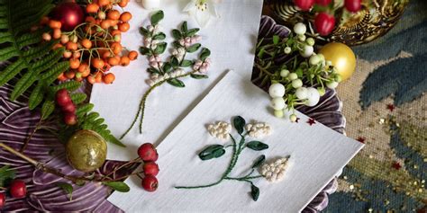 Broder Au Ruban Des Fleurs En Volume Marie Claire