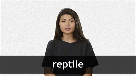 How To Pronounce Reptile In American English Youtube