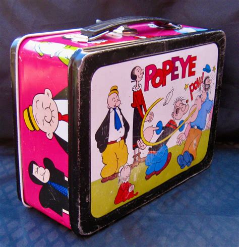 Vintage Popeye Lunchbox Comic And Cartoon R 9 Rare 1962 C 75