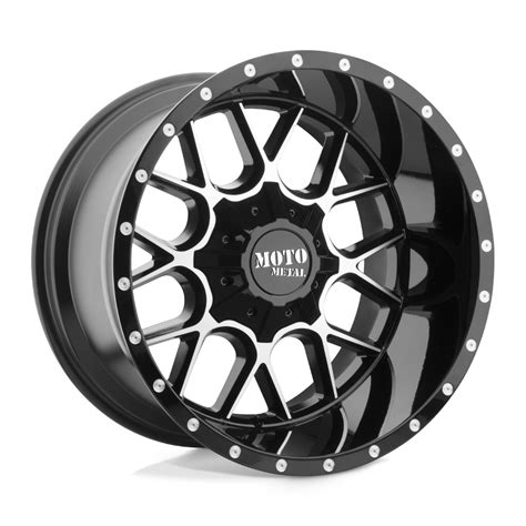 Moto Metal Mo986 Siege Gloss Black Machined Wheels