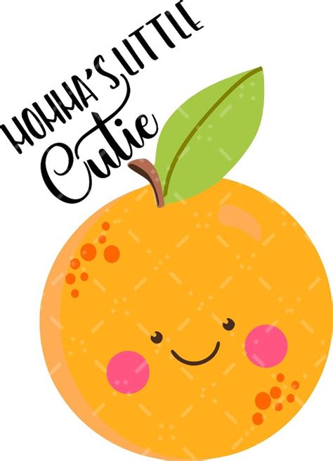 Mommas Litle Cutie Orange Layered Cut File Svg And Etsy