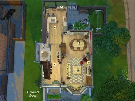 Penny Lane Sims House Plans Sims 4 House Building Victorian