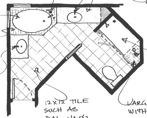 Triangle Bathroom Floor Plan Bathroom Floor Plans Bathroom Flooring